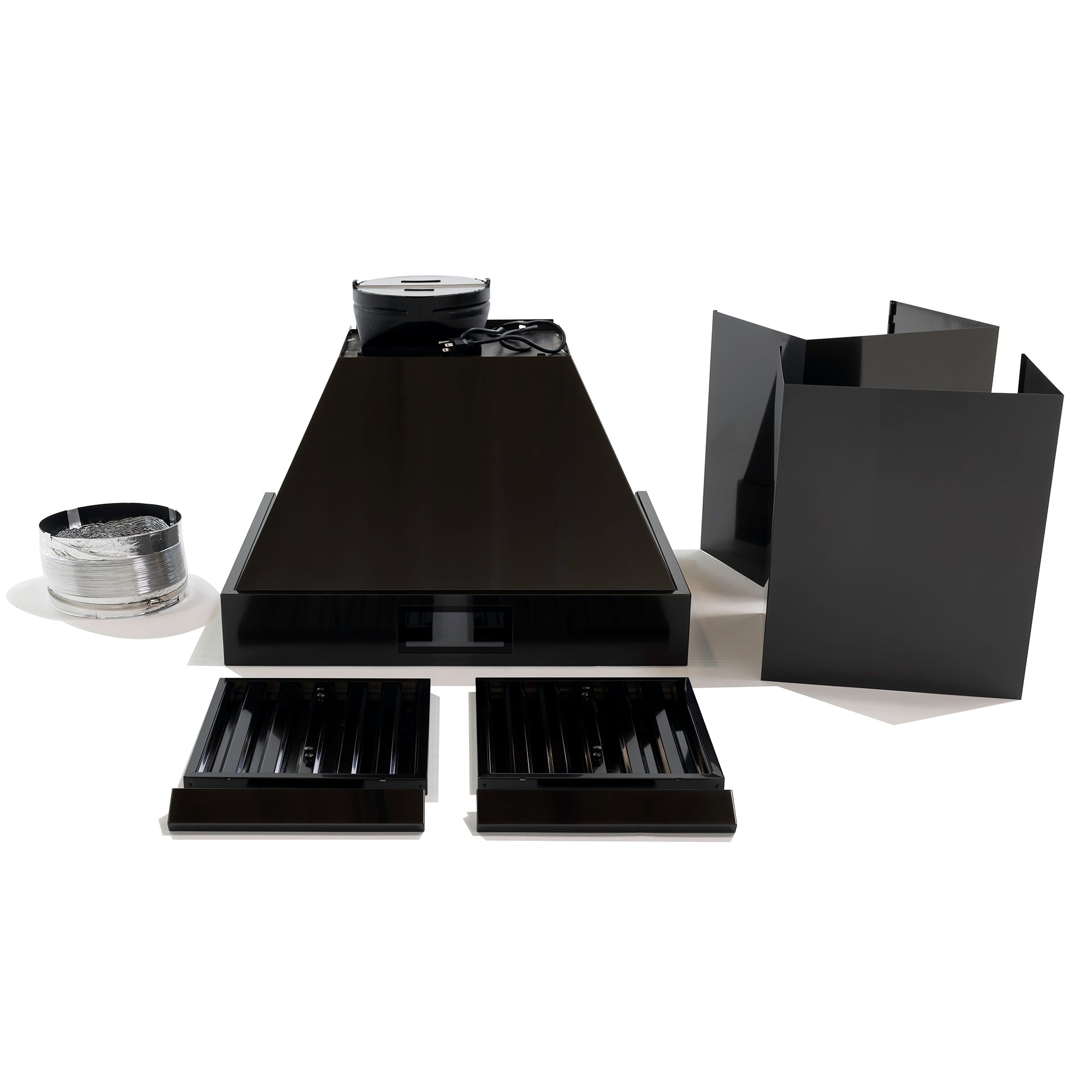 36″ Professional Range Hood – 1000 CFM – Black Stainless