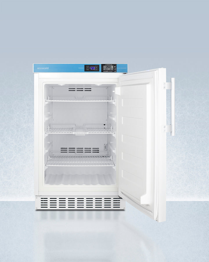 Accucold 20" Wide Built-In Pharmacy All-Freezer, Frost-free Operation, ADA Compliant