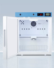 Accucold 19" Left Hand Wide Compact Refrigerator, with High/Low Temperature alarm, CARB Compliant