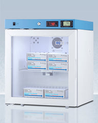 Accucold 19" Left Hand Design Wide Compact Healthcare Refrigerator, High/Low temperature alarm, CARB Compliant