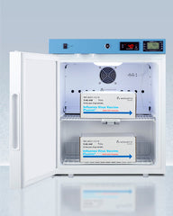 Accucold 19" Left Hand Design Wide Compact Vaccine Refrigerator with Self Closing Door, CARB Compliant