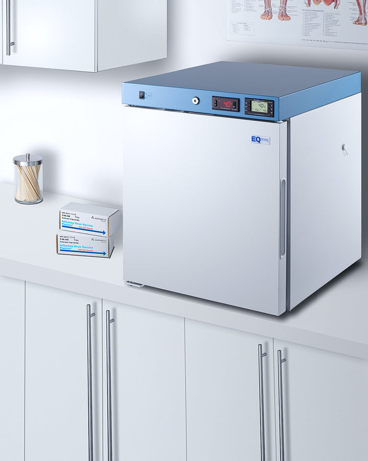 Accucold 19" Left Hand Design Wide Compact Vaccine Refrigerator with Self Closing Door, CARB Compliant