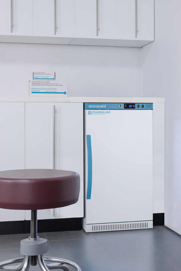 Accucold 2.83 Cu.Ft. Vaccine Refrigerator with Remote Alarm Contacts, ADA Height