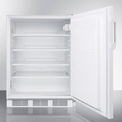 Accucold 24" White Wide All-Refrigerator, Auto Defrost Operation, ADA Compliant