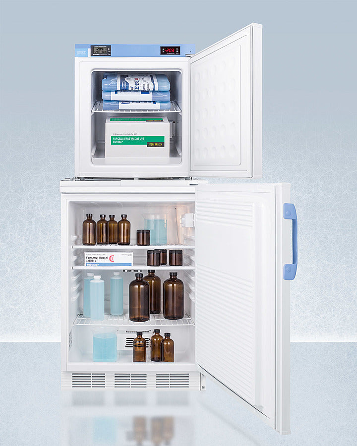 Accucold 24" Wide All-Refrigerator/All-Freezer Combination