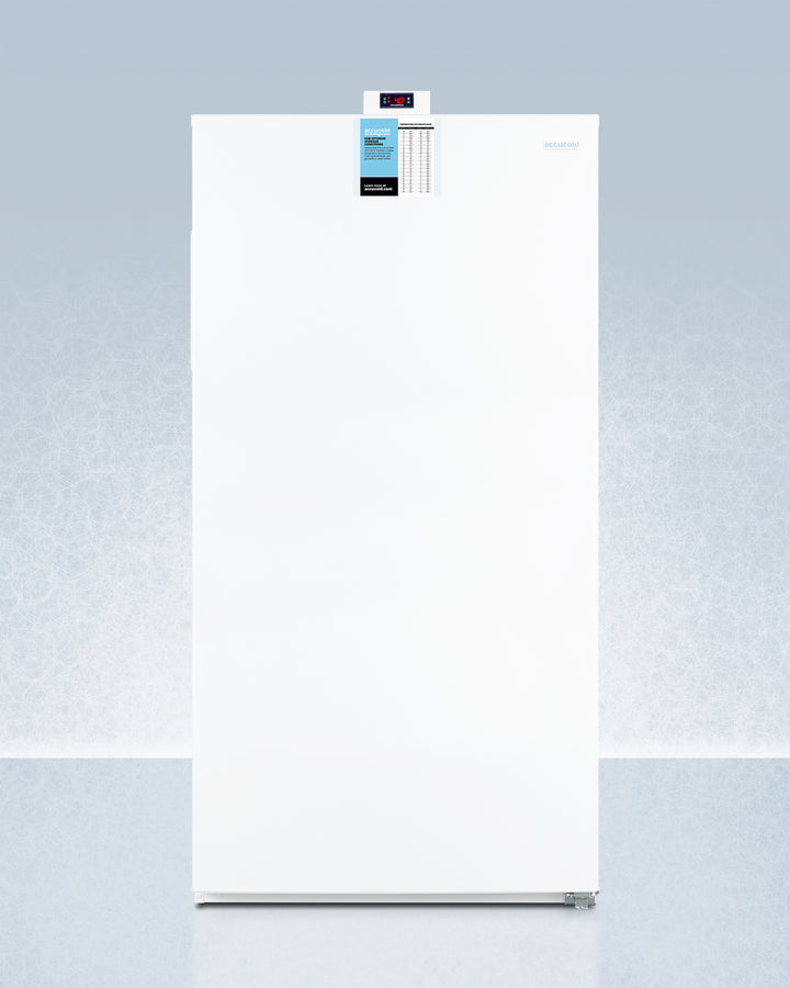 33" Freestanding Wide Upright All-Refrigerator In White