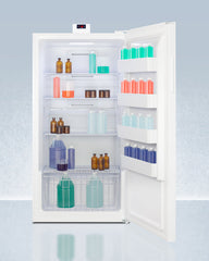 33" Freestanding Wide Upright All-Refrigerator In White