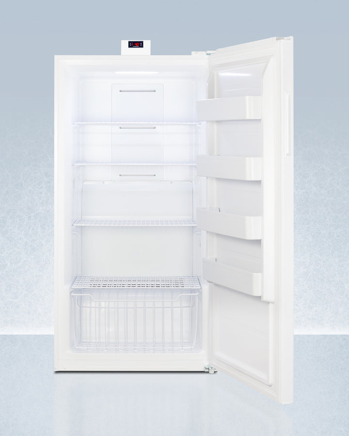 33" Freestanding Wide Upright All-Refrigerator In White