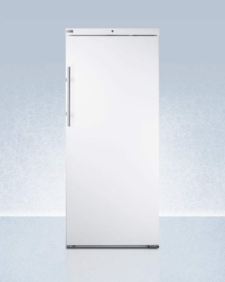 Accucold 18 cu.ft. Upright Manual Defrost All-Freezer with lock, CARB Compliant