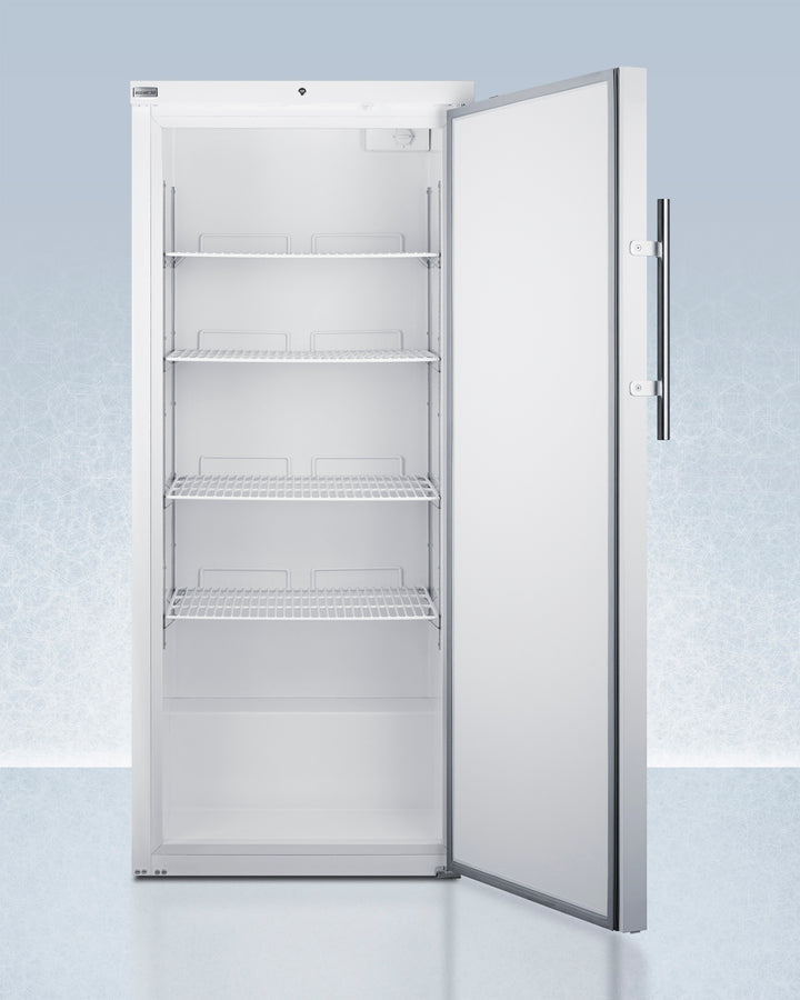 Accucold 18 cu.ft. Upright Manual Defrost All-Freezer with lock, CARB Compliant