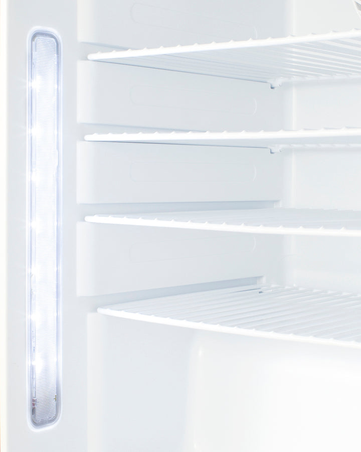 Accucold 21" Wide Built-In Healthcare All-Refrigerator in Stainless Steel Door, Lock, and Copper Handle